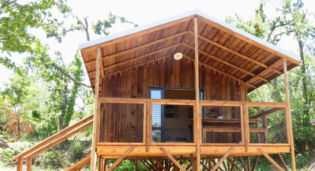 Lodges Du Camping Les 4 Saisons Grane Extérieur photo